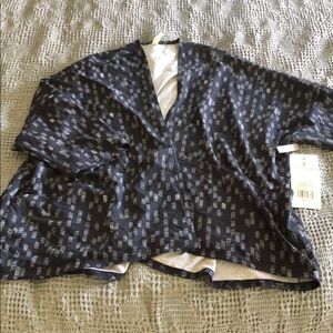 Lucy Black and White Patterned Kimono